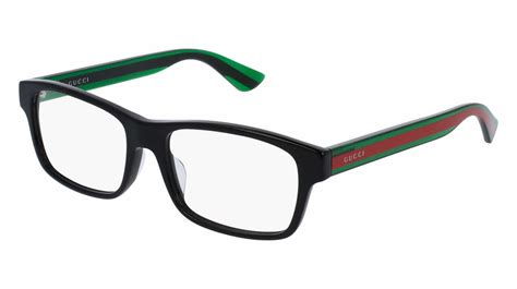 gucci gg 0006 oa rectangular eyeglasses asian fit|Gucci GG0006OAN .